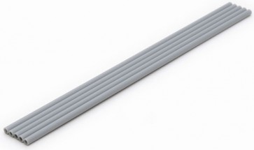 マテリアル・シリーズ ﾌﾟﾗ=ﾊﾟｲﾌﾟ 【ｸﾞﾚｰ】肉厚 外径5.0mm 5本入り OM243 ウェーブ, WAV22438, by ウェーブ