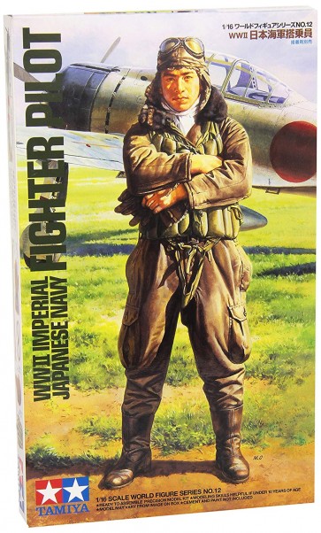 1/16 ワールドフィギュアシリーズ WWII 日本海軍 搭乗員 タミヤ, TAM63124, by タミヤ