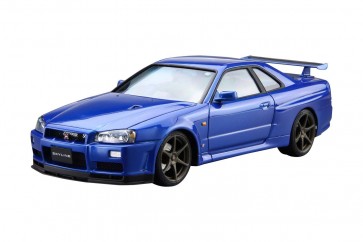 1/24 ザ・モデルカー 8 ニッサン BNR34 スカイラインGT-R V-specII ’02 アオシマ, AOS51597, by アオシマ