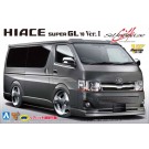 1/24　ＶＩＰアメリカン 4 シルクブレイズ トヨタ 200系ハイエース　'10　Ver.Ⅰ アオシマ, AOS06658, by アオシマ