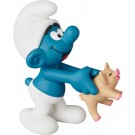 UDF THE SMURFS SERIES 3 SMURF With PIG メディコム・トイ, MED59102, by メディコム・トイ