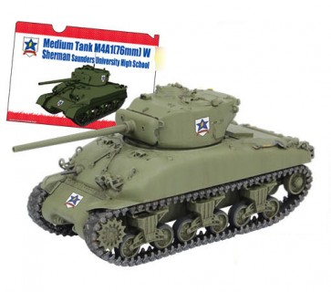 1/72 ガールズ＆パンツァー M4A1 シャーマン サンダース大学付属高校 [最終章 第3話特別パッケージ版] ガールズ＆パンツァープラッツ, PLZ75465, by プラッツ