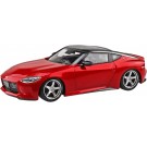 1/32 楽プラ スナップキット No.17CU-CR ニッサン RZ34 フェアレディZ カスタムホイール (カーマインレッド) アオシマ, AOS00063, by アオシマ