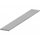 プラ=材料[グレー] 細長丸パイプ 4 x 8 mm 5本入 ウェーブ, WAV24227, by ウェーブ