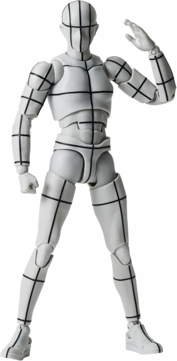 S.H.Figuarts ボディくん -スポーツ- Edition -ワイヤーフレーム-(Gray Color Ver.) バンダイ, BAC73077, by バンダイ