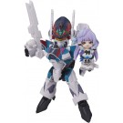 TINY SESSION マクロスΔ VF-31S ジークフリード (アラド・メルダース機) with 美雲・ギンヌメール バンダイ, BAC49713, by バンダイ