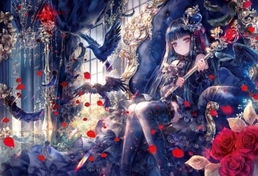 ジグソーパズル 300ピース ファンタジックアート おにねこ 黒姫物語 エポック, EPC63066, by エポック