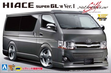 1/24　ＶＩＰアメリカン 4 シルクブレイズ トヨタ 200系ハイエース　'10　Ver.Ⅰ アオシマ, AOS06658, by アオシマ