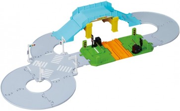 トミカタウン 踏切・陸橋・交差点どうろセット タカラトミー, TAK09577, by タカラトミー