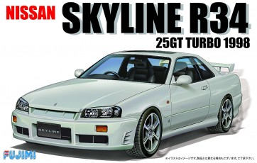 1/24 インチアップシリーズ №124 R34 スカイライン25GT ターボ1998, FUJID-124, by フジミ