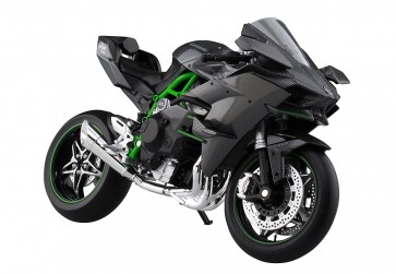 スカイネット 1/12 完成品バイク Kawasaki Ninja H2R アオシマ, AOS04576, by アオシマ