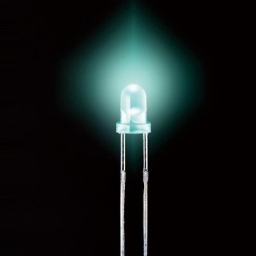 LED　3φ　（緑）　5ｐｃｓ, MNSHP-26, by ミネシマ