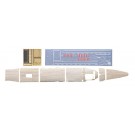 1/700航空母艦 赤城 “三段甲板“ 用木製甲板, HASQG24, by ハセガワ