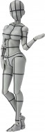 S.H.Figuarts ボディちゃん -矢吹健太朗- ワイヤーフレーム (Gray Color Ver.) バンダイ, BAC33002, by バンダイ