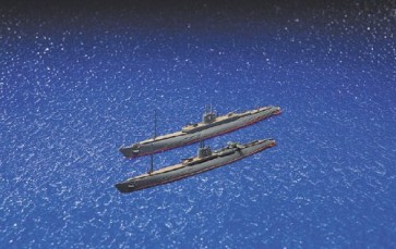 1/700  ウォーターライン 431 日本海軍 駆逐艦 伊1・伊6　 アオシマ, AOS45916, by アオシマ