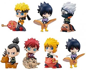 ぷちきゃらランド NARUTO -ナルト- 疾風伝 新色！口寄せの術だってばよ！ 1BOX 8個入り メガハウス, MEG30983, by メガハウス