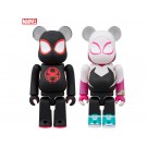 BE＠RBRICK SPIDER-MAN (Miles Morales) & SPIDER-GWEN 2PCS SET メディコム・トイ, MED18067, by メディコム・トイ