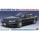 1/24 HC帯シリーズ ニッサン ブルーバード U12 SSS アテーサリミテッド (U12型) 前期 ハセガワ, HAS11339, by ハセガワ