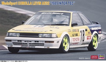 1/24 ウェッズスポーツ カローラ レビン AE92“1989 インターTEC” ハセガワ, HAS05314, by ハセガワ