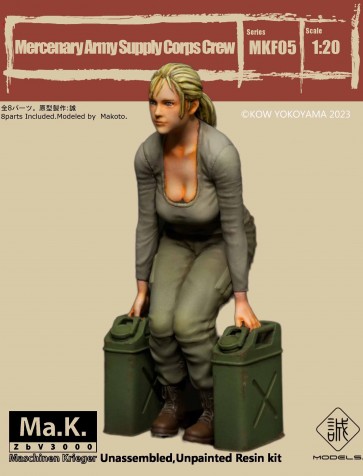 1/20 傭兵軍補給部隊スタッフ Ma.k 誠models, MKT32448, by 誠models