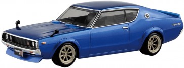 1/32 楽プラ スナップキット No.24CU-MB ニッサン C110スカイラインGT-R カスタム(メタリックブルー) アオシマ, AOS04320, by アオシマ