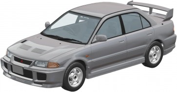 1/24 楽プラ スナップカー No.04-QS CE9A ランサーGSRエボリューションIII 1995 クイーンズシルバー アオシマ, AOS67819, by アオシマ