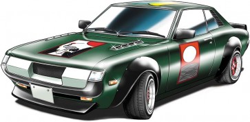 1/24 よろしくメカドック トヨタ セリカ 1600GTV 松桐坊主 (コミックス版) ハセガワ, HAS24668, by ハセガワ