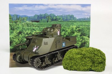 1/35 ガールズ＆パンツァー 最終章 M3中戦車リー ウサギさんチーム (オリーブドラブver.)ボカージュ情景素材付き特別版 5/35 ガールズ＆パンツァープラッツ, PLZ67309, by プラッツ