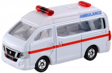 トミカ No.18 日産 NV350 キャラバン 救急車 (箱) タカラトミー, TAK71066, by タカラトミー