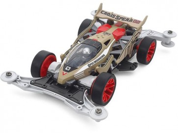 ミニ四駆 1/32 レーサーミニ四駆  No.104 クロススピアー 02 (VZシャーシ) タミヤ, TAM81049, by タミヤ