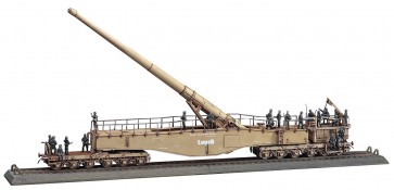 1/72 MT58 ﾄﾞｲﾂ列車砲K5(E) “ﾚｵﾎﾟﾙﾄﾞ” w/ﾌｨｷﾞｭｱ ハセガワ, HAS12586, by ハセガワ