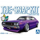1/32 ザ・スナップキット No.18-SP3 ニッサン C110スカイラインGT-R カスタム (メタリックパープル) アオシマ, AOS66843, by アオシマ