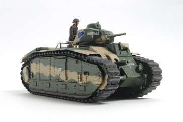 1/35 戦車ｼﾘｰｽﾞ(ｼﾝｸﾞﾙ) 58 ﾌﾗﾝｽ戦車 B1 bis ｼﾝｸﾞﾙﾓｰﾀｰﾗｲｽﾞ仕様 タミヤ, TAM00587, by タミヤ