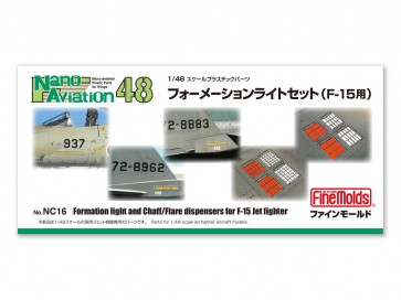 1/48 ナノ・アヴィエーションシリーズ フォーメーションライトセット (F-15用) ファインモールド, FIN40161, by ファインモールド