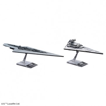 SW 1/100000 スーパー・スター・デストロイヤー&1/4500 スター・デストロイヤー バンダイ, BAN77122, by バンダイ