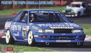 1/24 富士通テン トムス カローラ レビン AE92 “1991 JTC” ハセガワ, HAS04928, by ハセガワ
