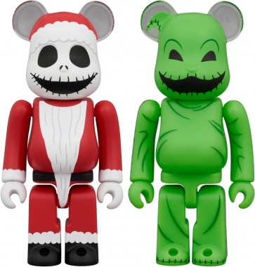BE＠RBRICK SANTA JACK & OOGIE BOOGIE 2PCS SET メディコム・トイ, MED18418, by メディコム・トイ