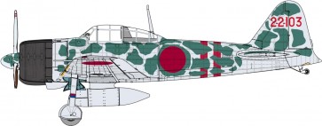 1/48 帝国海軍 零式艦上戦闘機二一型 (中島製) ソロモン航空戦 ファインモールド, FIN91064, by ファインモールド