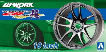 アオシマ　ザ・チューンドパーツNo.22　1/24 ワーク エモーションCR極 18インチ, AOS53003, by アオシマ