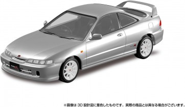 1/32 楽プラ スナップキット No.22-VS ホンダ DC2インテグラ タイプR(ボーグシルバーメタリック) アオシマ, AOS69400, by アオシマ