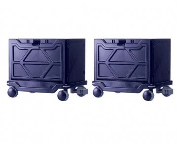1/12 HAKOBU/CART&CONTAINER 2pack set (ハコブ/カート&コンテナ 2パックセット) ブラックVer. キャビコ, CAV10564, by キャビコ