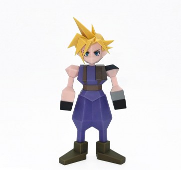 FINAL FANTASY VII ポリゴンソフビ クラウド・ストライフ スクウェアエニックス, SQE87057, by スクウェア・エニックス