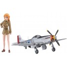 1/20 ストライクウィッチーズ シャーロット・E・イエーガー w/P-51D ムスタング(1/72) ハセガワ, HAS22312, by ハセガワ