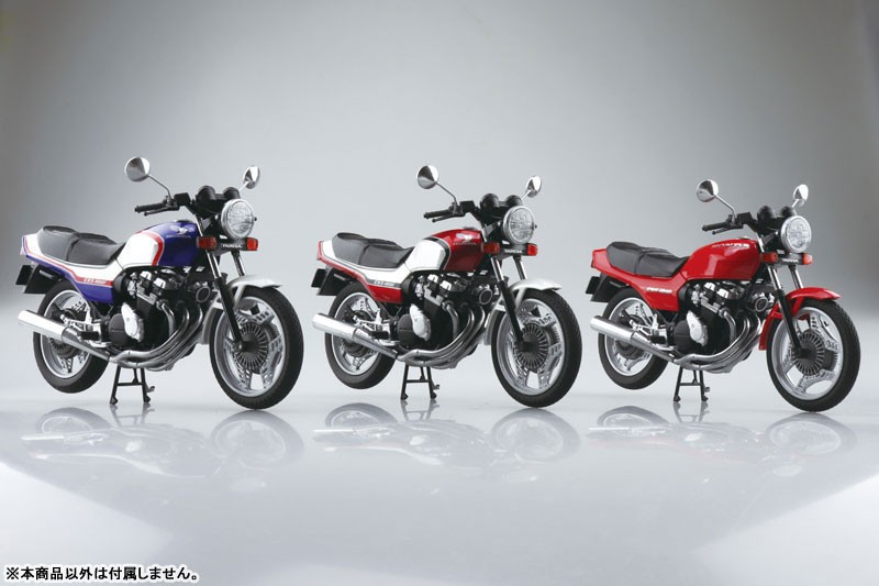 スカイネット 1/12 完成品バイク Honda CBX400F パール