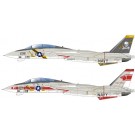 1/144 アメリカ海軍 F-14A トムキャット VF-84 ジョリーロジャース & VF-1 ウルフパック 2機セット エフトイズ, FTY88946, by エフトイズ