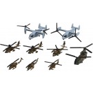 1/700 ウォーターライン No.556 陸上自衛隊 ヘリコプターセット アオシマ, AOS07273, by アオシマ