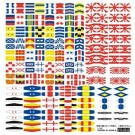 1/700 グレードアップパーツシリーズ No.69 信号旗セット フジミ, FUJ13753, by フジミ