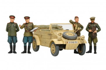 1/35 スケール限定シリーズ ミリタリーミニチュア ソビエト軍指揮官・スタッフカーセット (人形4体付き) タミヤ, TAM51537, by タミヤ