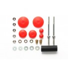 ミニ四駆 グレードアップパーツ 大径スタビヘッドセット (11mm・15mm) (レッド) [ミニ四駆特別企画] タミヤ, TAM54018, by タミヤ