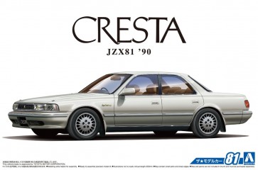 1/24 ザ・モデルカー No.81  トヨタ JZX81 クレスタ 2.5 スーパールーセントG '90　 アオシマ, AOS56127, by アオシマ